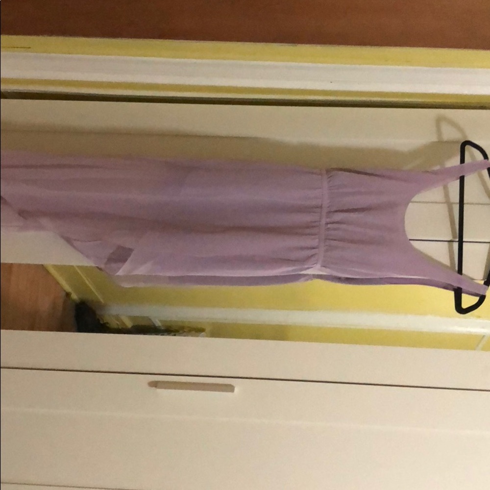 Purple Asymmetrical Dress
